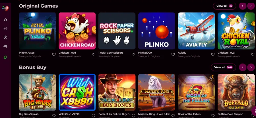 Sweetyspin casino